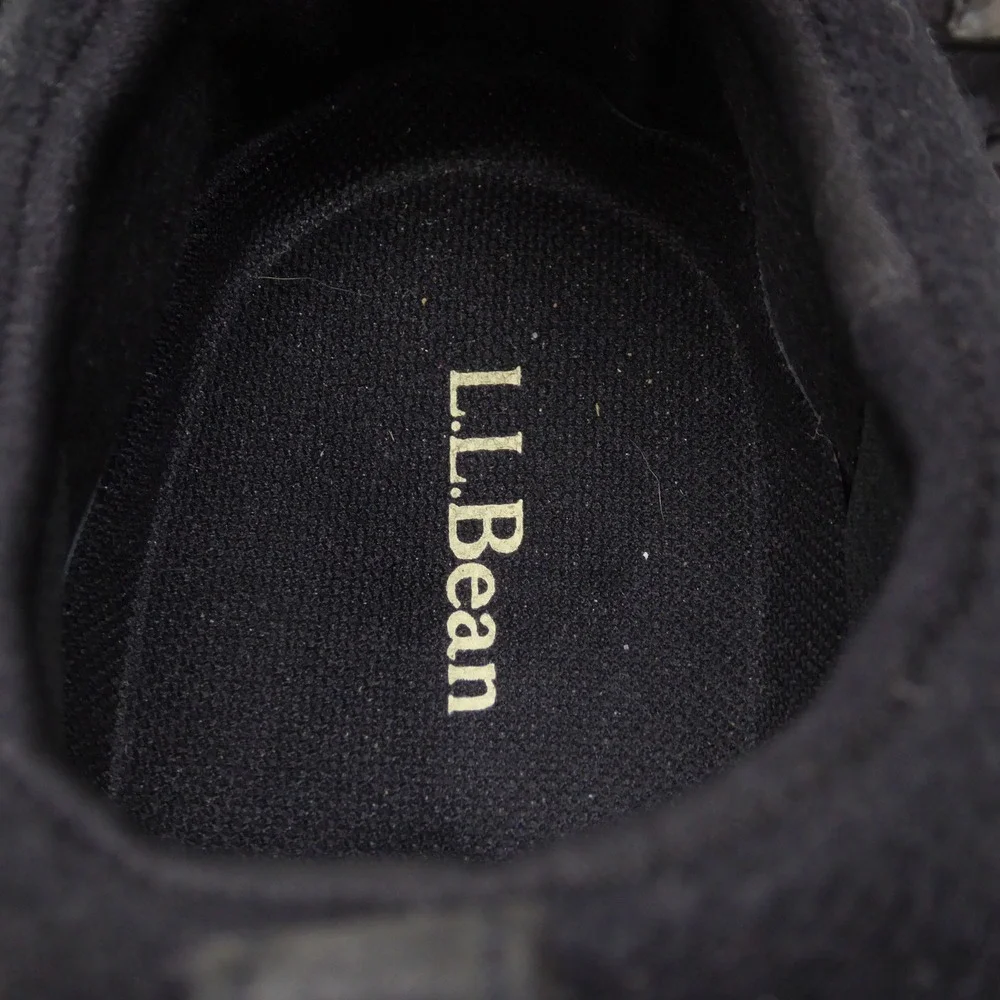 LL Bean Womens Storm Chaser 5 Snow Sneakers Black Vibram Arctic Grip Slip On 9